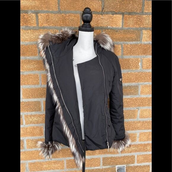 Authentic postcard fox fur jacket size 8 - Picture 9 of 17